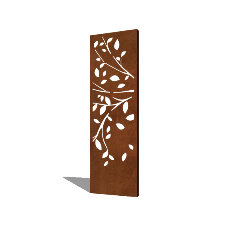 Panel z cortenovej ocele strom časť 2 60 x 6 x 190 cm