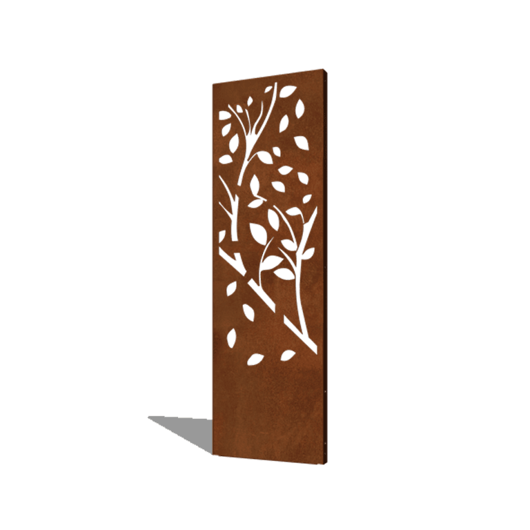 Panel z cortenovej ocele strom časť 4 60 x 6 x 190 cm