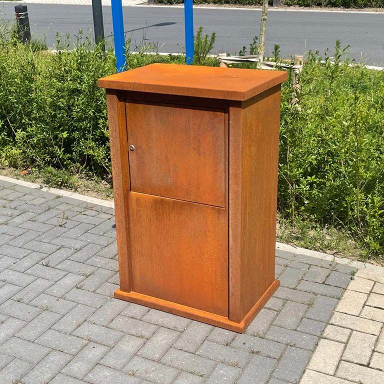 Poštová schránka z cortenovej ocele Arizona Typ M
