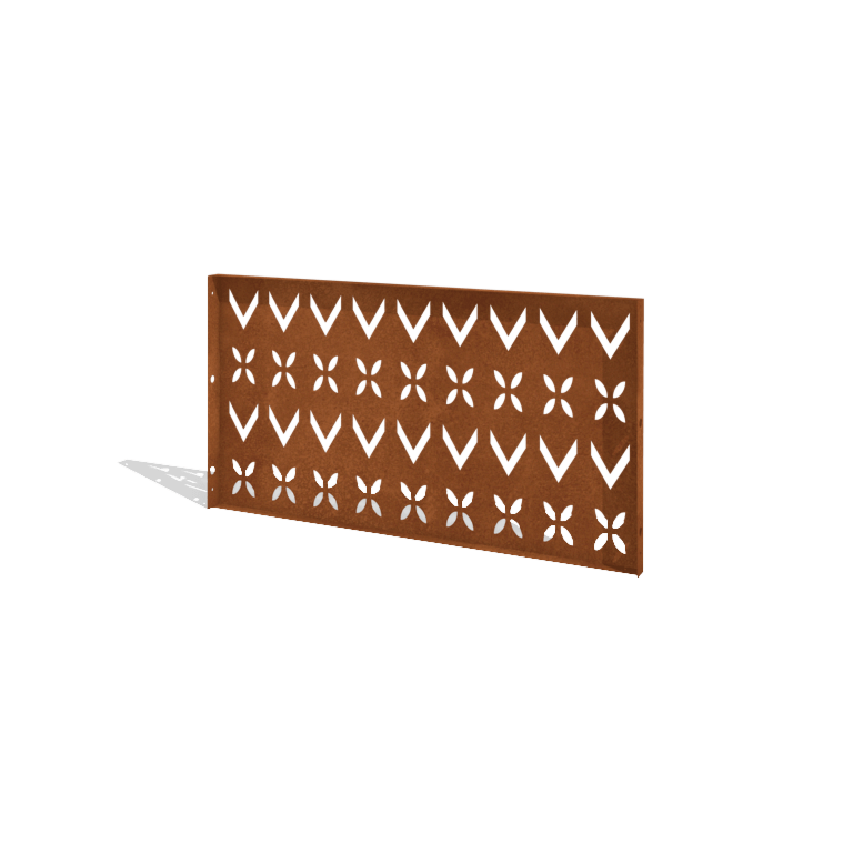 Plot z cortenovej ocele H panel V 120 x 63,3 cm