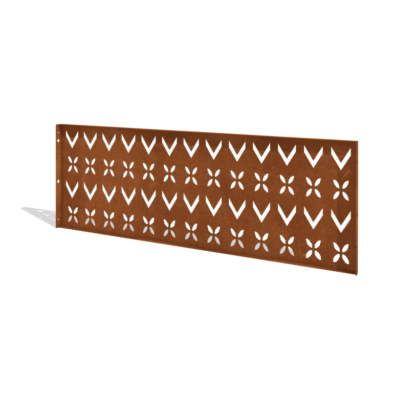 Plot z cortenovej ocele H panel V 180 x 63,3 cm