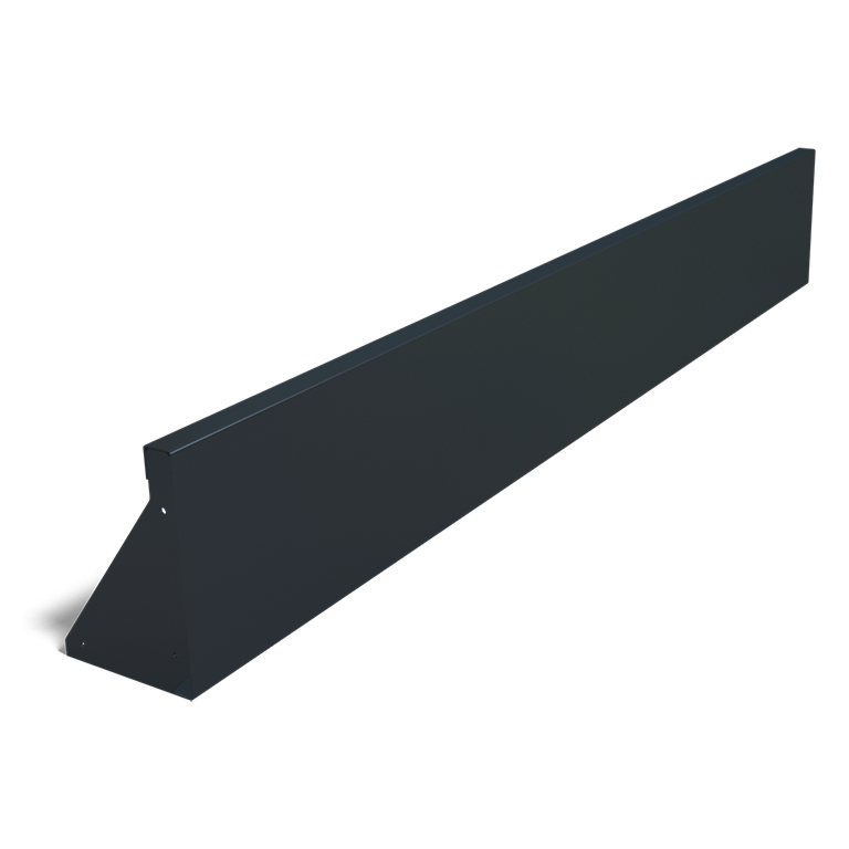 Práškom lakovaná oceľová oporná stena rovné 200 cm (výška 30 cm)