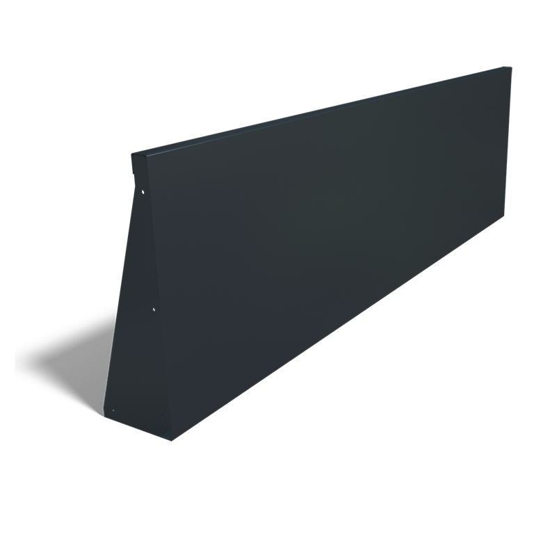 Práškom lakovaná oceľová oporná stena rovné 200 cm (výška 60 cm)