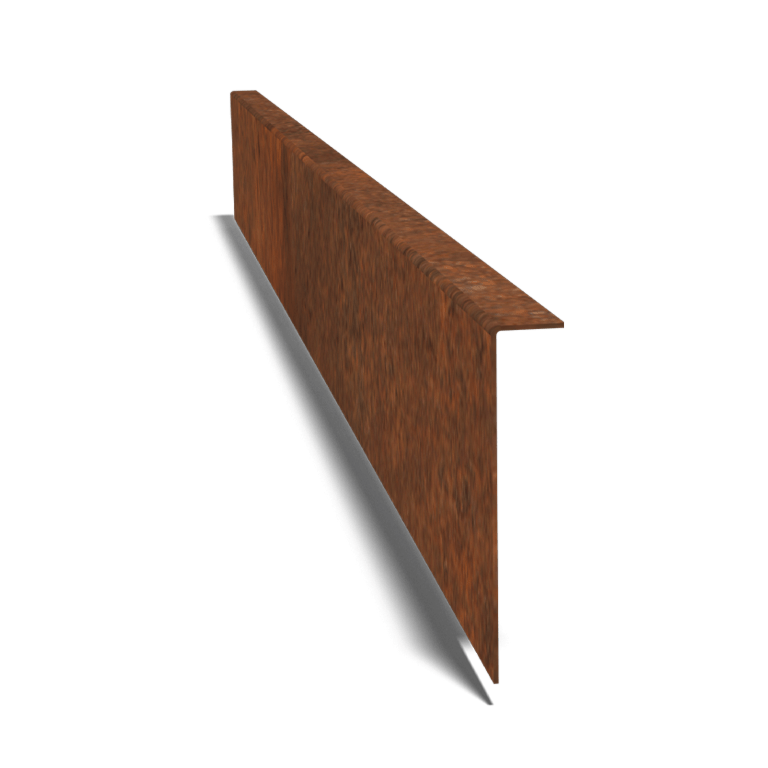 Trávnikové obruby z cortenovej ocele šikmé 12 cm (dĺžka 240 cm)