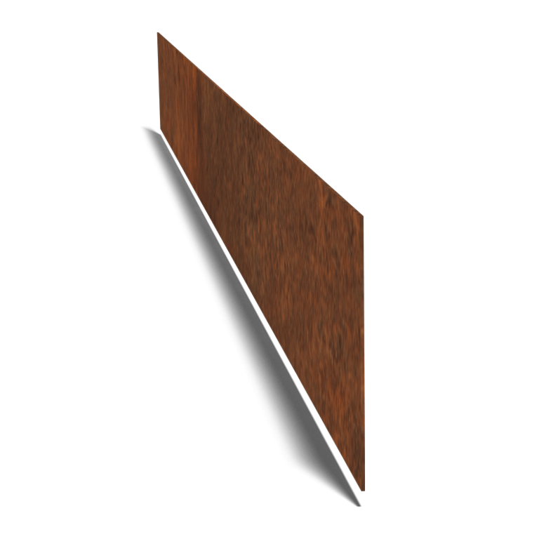 Trávnikové obruby z cortenovej ocele rovné 25 cm (dĺžka 150 cm)