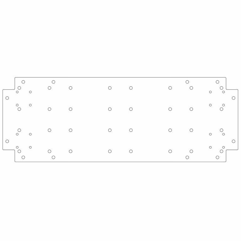 Základná platňa pozinkovaná oceľ 30 x 80 cm