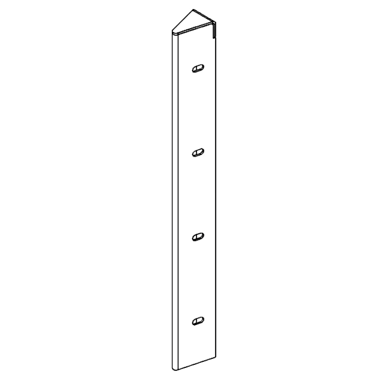 Rohový diel cortenová oceľ 30° 40 cm