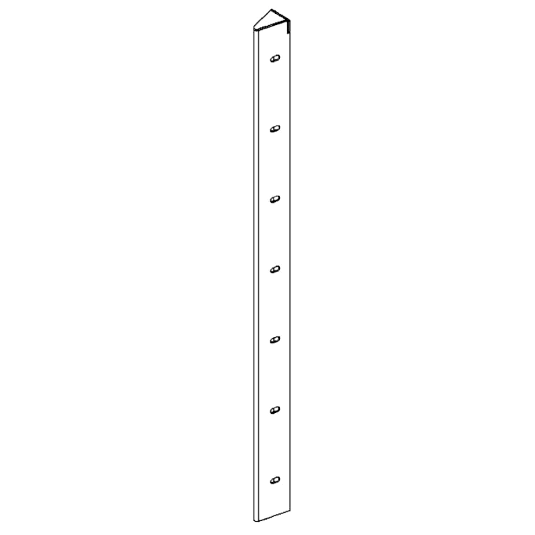 Rohový diel cortenová oceľ 30° 70 cm