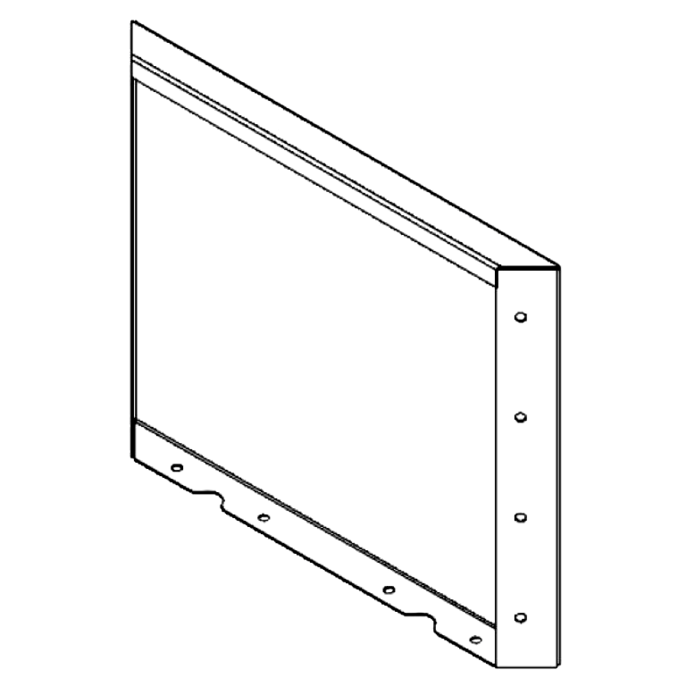 Panel z cortenovej ocele 40 x 50 cm