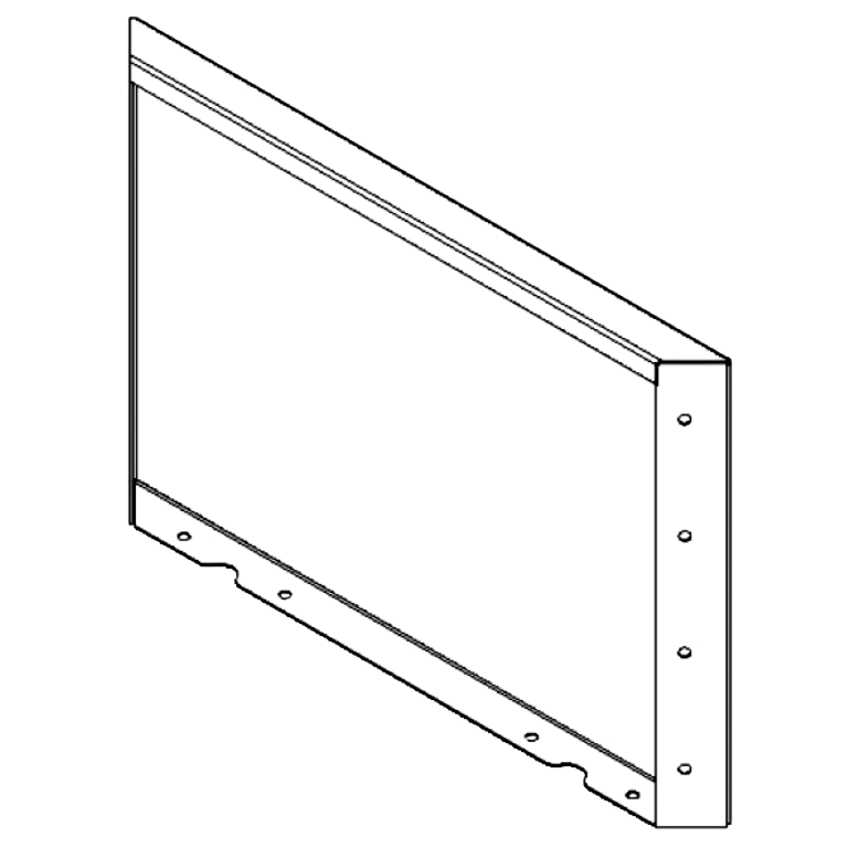 Panel z cortenovej ocele 40 x 60 cm