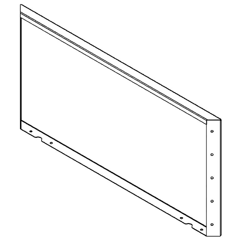 Panel z cortenovej ocele 50 x 100 cm
