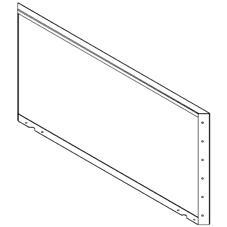Panel z cortenovej ocele 60 x 120 cm