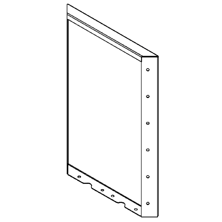 Panel z cortenovej ocele 60 x 40 cm