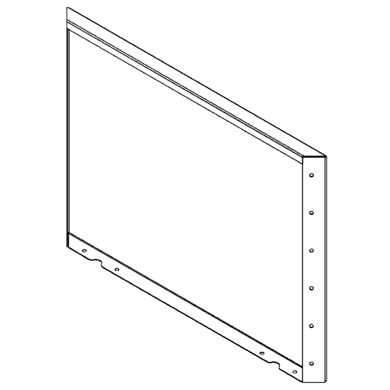 Panel z cortenovej ocele 60 x 80 cm