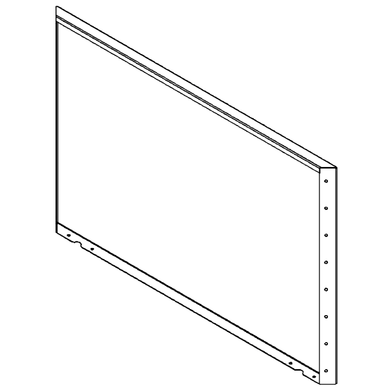 Panel z cortenovej ocele 80 x 120 cm