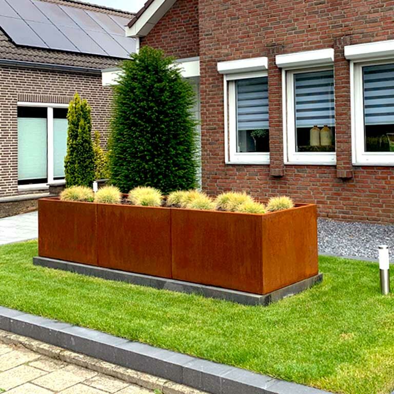 Kvetináč z cortenovej ocele Texas xxl 300 x 80 cm