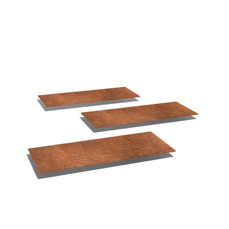 Nášľapný kameň z cortenovej ocele Obdĺžnik 60 x 25 cm