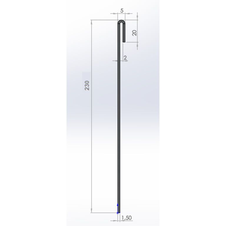 Trávnikové obruby z cortenovej ocele sploštené 23 cm kompletná sada na 15 metrov