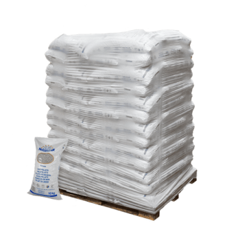 Terasy ohrievače na pelety - Paleta drevených peliet