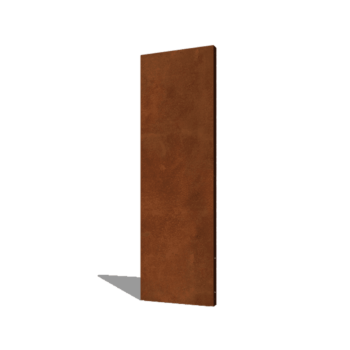 Panel z cortenovej ocele základňa 60 x 6 x 190 cm