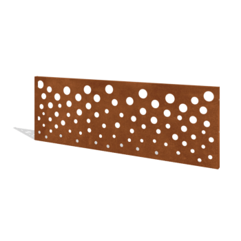 Plot z cortenovej ocele H panel B 180 x 63,3 cm