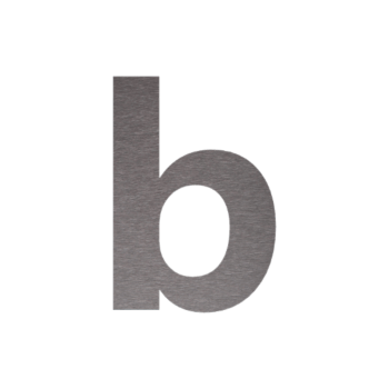 Domové číslo z nehrdzavejúcej ocele b - 71,8 cm