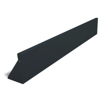 Práškom lakovaná oceľová oporná stena rovné 200 cm (výška 30 cm)