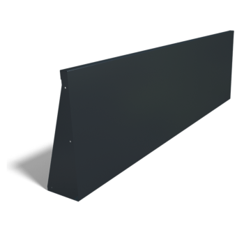 Práškom lakovaná oceľová oporná stena rovné 200 cm (výška 60 cm)