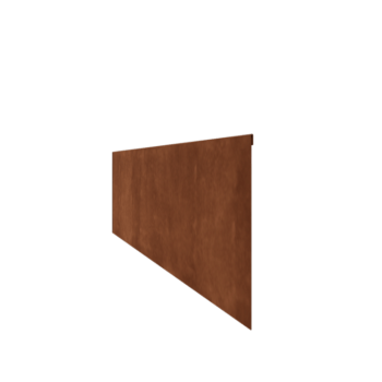Trávnikové obruby z cortenovej ocele sploštené 35 cm (dĺžka 150 cm)