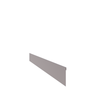 Trávnikové obruby z galvanickej ocele sploštené 13 cm (dĺžka 240 cm)