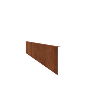 Trávnikové obruby z cortenovej ocele šikmé 22 cm (dĺžka 240 cm)