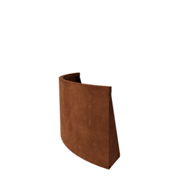 Oporný múr z cortenovej ocele - Vonkajšia zákruta - 100 x 100 x 60 cm