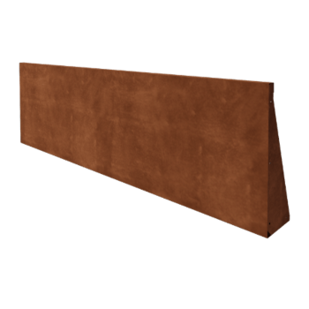 Oporný múr z cortenovej ocele - Rovný - 200 x 60 cm
