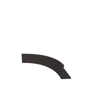 Oceľový oporný múr - Vnútorná zákruta - 100 x 100 x 30 cm - Iná farba RAL