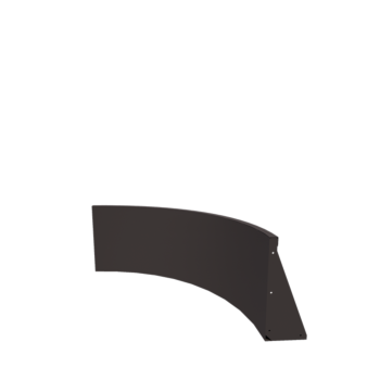 Oceľový oporný múr - Vnútorná zákruta - 100 x 100 x 50 cm - Iná farba RAL