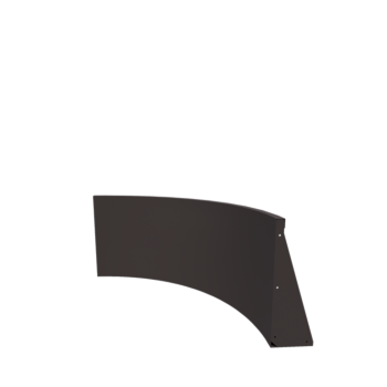 Oceľový oporný múr - Vnútorná zákruta - 100 x 100 x 60 cm - Iná farba RAL