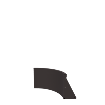 Oceľový oporný múr - Vnútorná zákruta - 50 x 50 x 40 cm - RAL7016 matný (antracitová sivá)