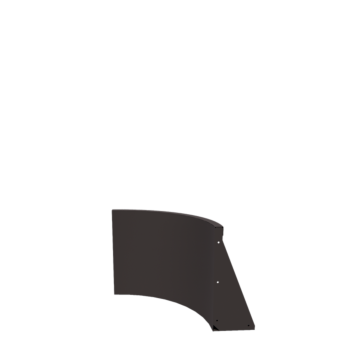 Oceľový oporný múr - Vnútorná zákruta - 50 x 50 x 50 cm - RAL7016 matný (antracitová sivá)