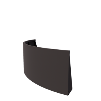 Oceľový oporný múr - Vonkajšia zákruta - 150 x 150 x 60 cm - Iná farba RAL