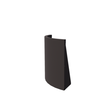 Oceľový oporný múr - Vonkajšia zákruta - 50 x 50 x 60 cm - Iná farba RAL