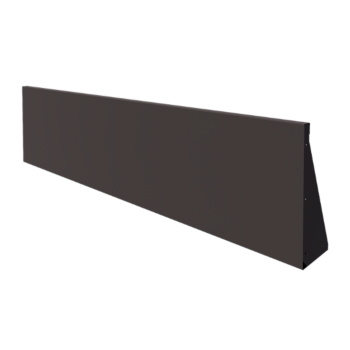 Oceľový oporný múr - Rovný - 200 x 50 cm - RAL7016 matný (antracitová sivá)
