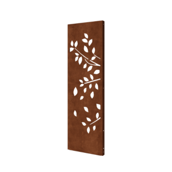 Panel z cortenovej ocele strom časť 1 60 x 6 x 190 cm