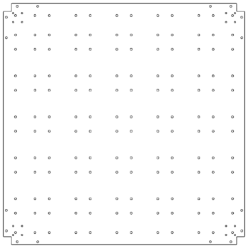 Spodná doska z pozinkovanej ocele - 120 x 120 cm