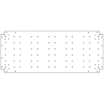 Spodná doska z pozinkovanej ocele - 50 x 120 cm