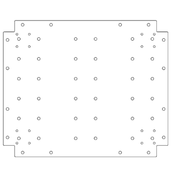 Spodná doska z pozinkovanej ocele - 50 x 60 cm