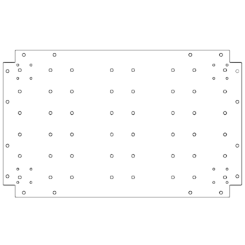 Spodná doska z pozinkovanej ocele - 50 x 80 cm