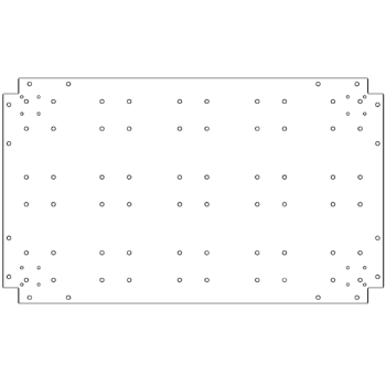 Spodná doska z pozinkovanej ocele - 60 x 100 cm