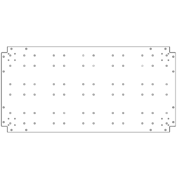 Spodná doska z pozinkovanej ocele - 60 x 120 cm