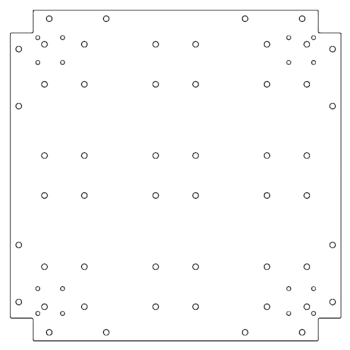 Spodná doska z pozinkovanej ocele - 60 x 60 cm