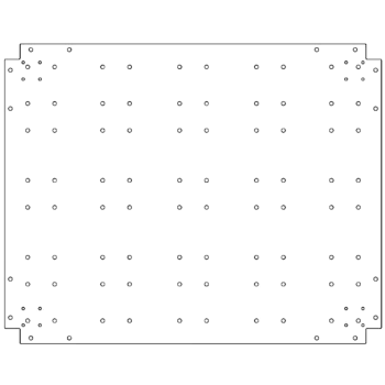 Spodná doska z pozinkovanej ocele - 80 x 100 cm